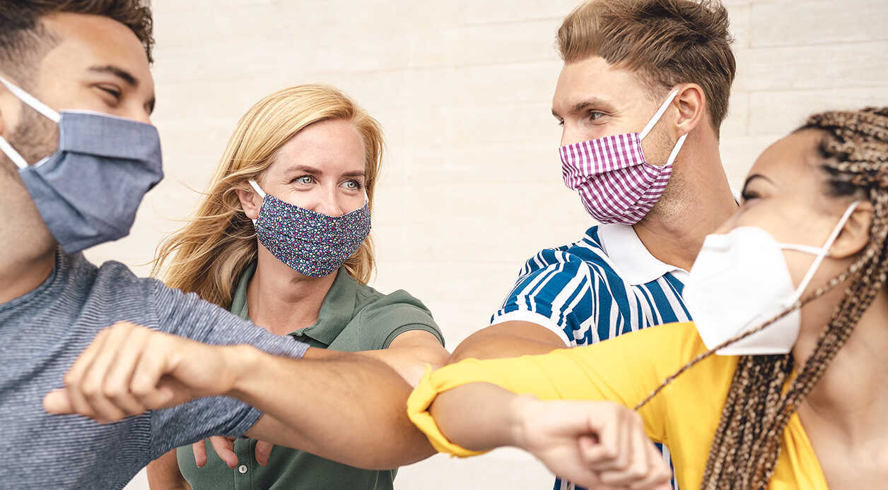 Mundschutz Maske fr Vereine